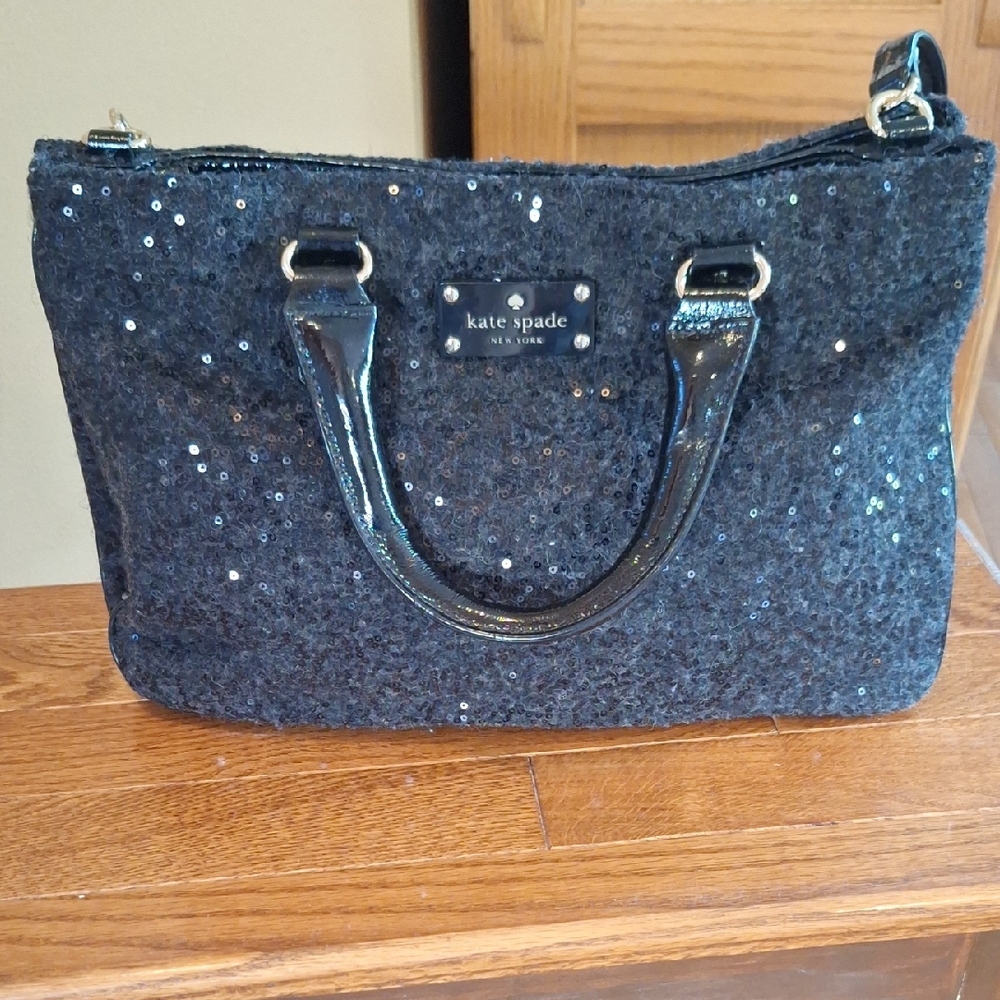 Kate Spade Midnight Sequin Tote